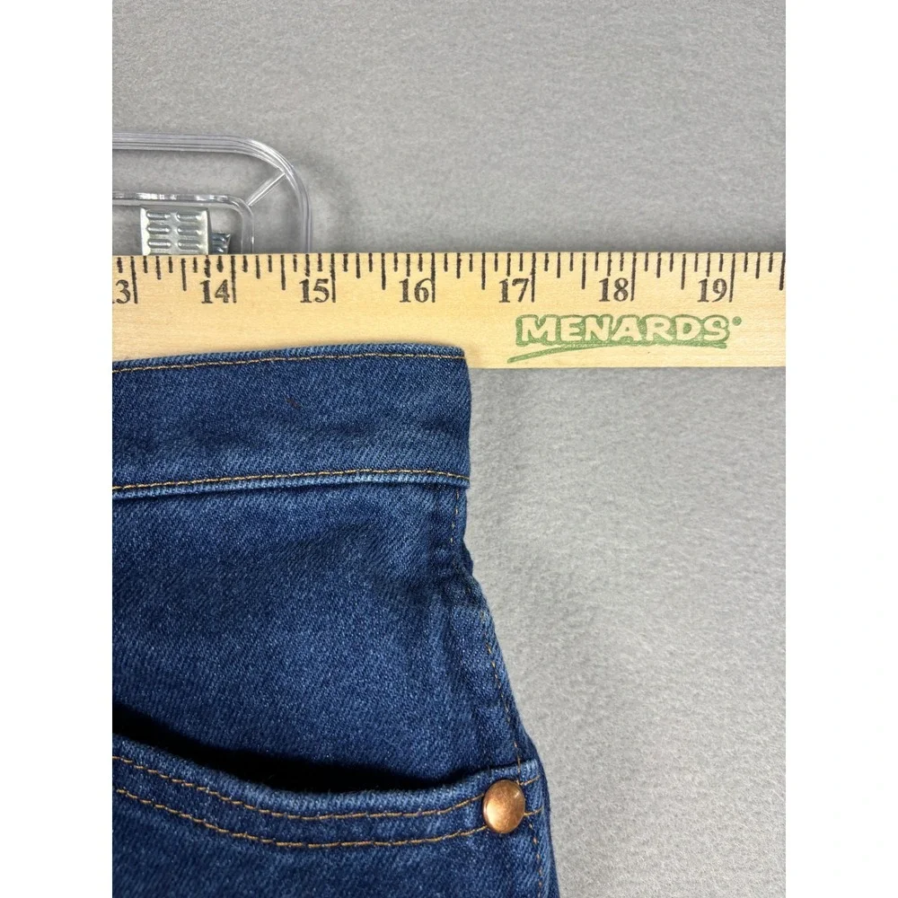 Wrangler 938NAV Cowboy Cut Jeans Western Regular Fit 33x33 Navy Blue Denim